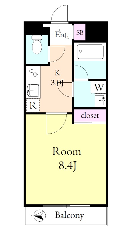 アンシャンテ3階 間取