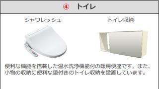 越谷市大房アパート新築工事(仮) シャワー付トイレ（イメージ）