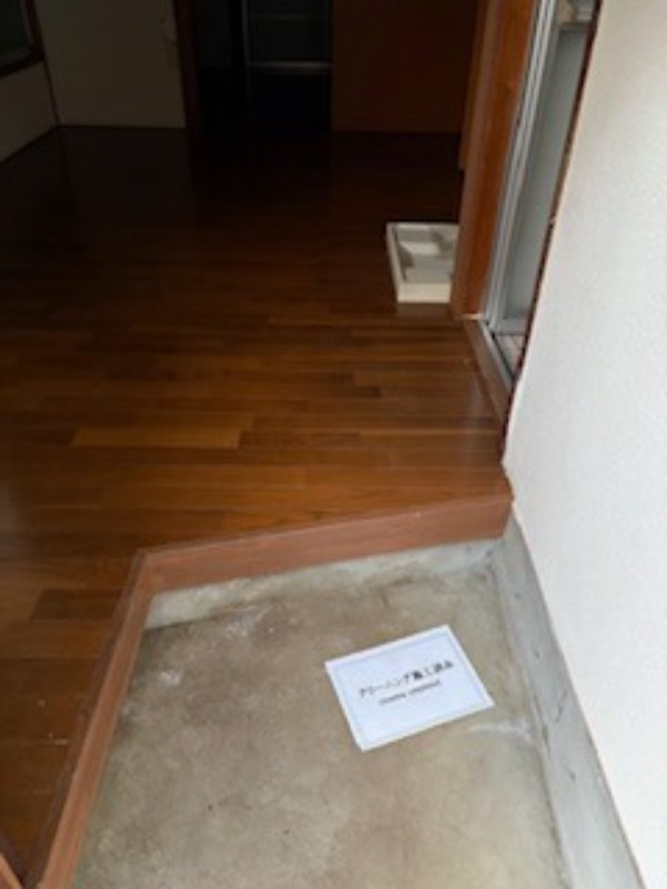 コーポおおかわら 玄関