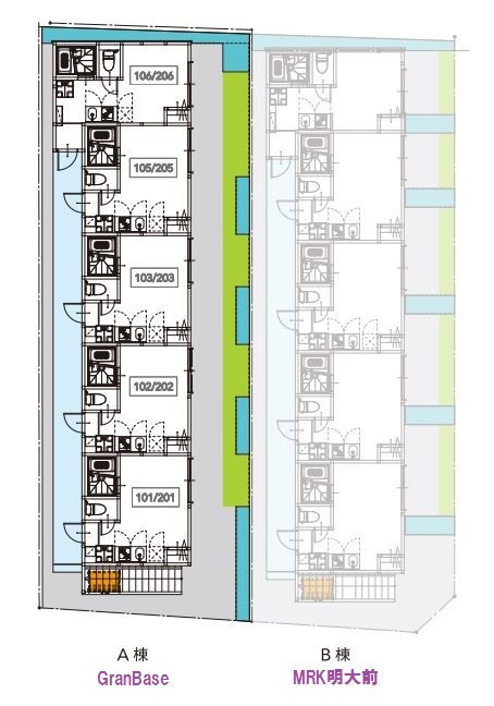 ＧｒａｎＢａｓｅ2階 部屋その他