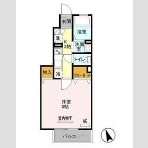 グレイス上北沢102号室 間取