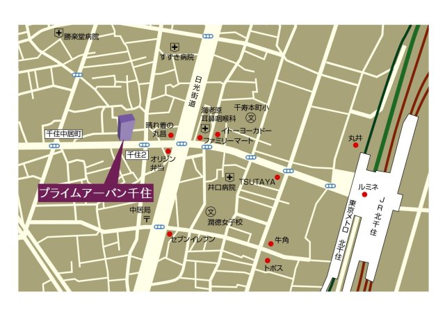 プライムアーバン千住1303号室 null