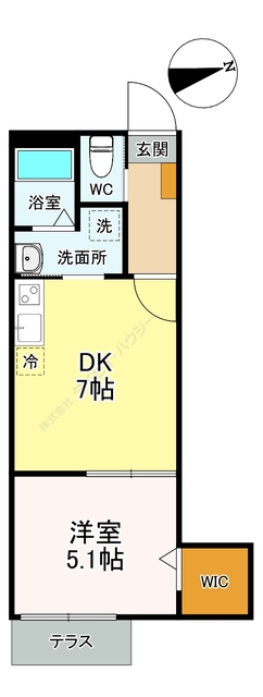 アーバンテラス稲毛天台0202号室 ダイニングスペース7帖