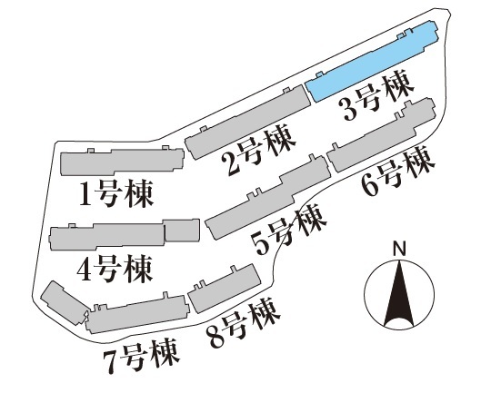 ＢｒｉｌｌｉａＣｉｔｙ　石神井公園　ＡＴＬＡＳ　３号棟 外観