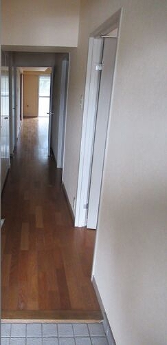 テレパレス船橋三咲Ａ棟5階 共有部からの室内　※同タイプ別部屋2021.6撮影