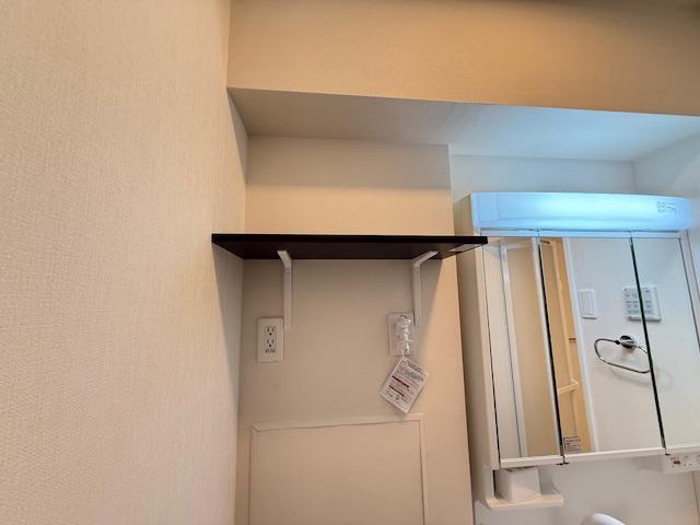 パークサイド青葉203号室 脱衣場棚