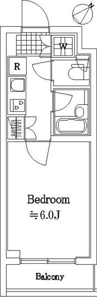ルーブル溝の口501号室 間取