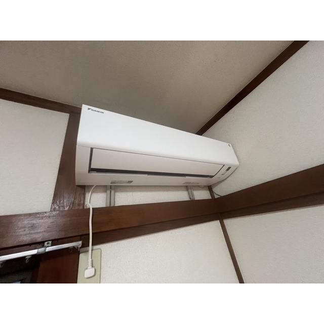 後閑薗203号室 エアコン新規設置