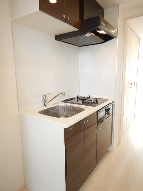 アーバンヴィスタ立川 ◆レンジフード付きの２口ガスシステムキッチン◆