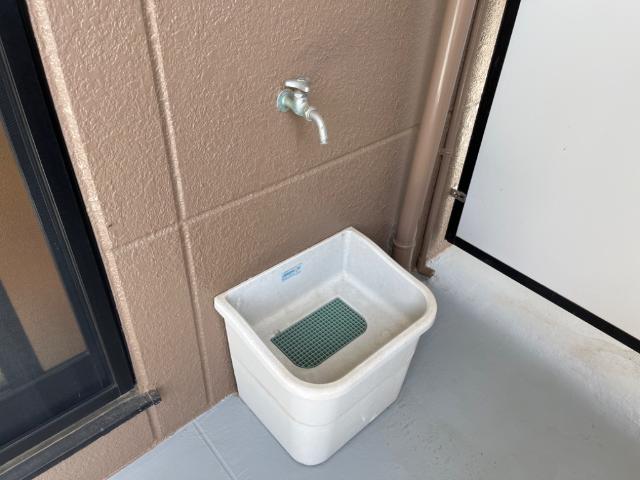ピアリーハイム102号室 ベランダ水栓