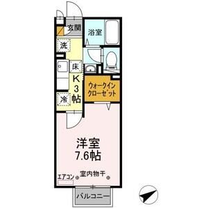セジュールⅠ103号室 間取