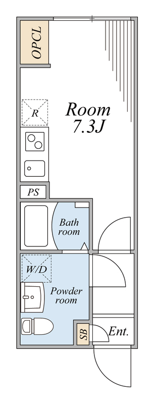オークノワール綾瀬1階 間取