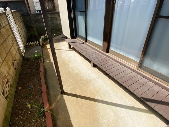 中央区仁戸名町 戸建て ガーデニングに最適な使い勝手の良い庭