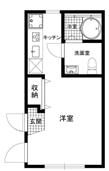 ガーデン南馬込1階 間取