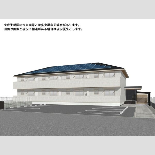 シャルマンいずみ201号室 ※完成予想図につき、実物とは多少異なる場合があります。