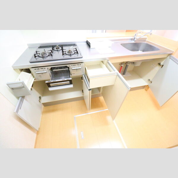 グリーンヒルズ102号室 キッチン収納