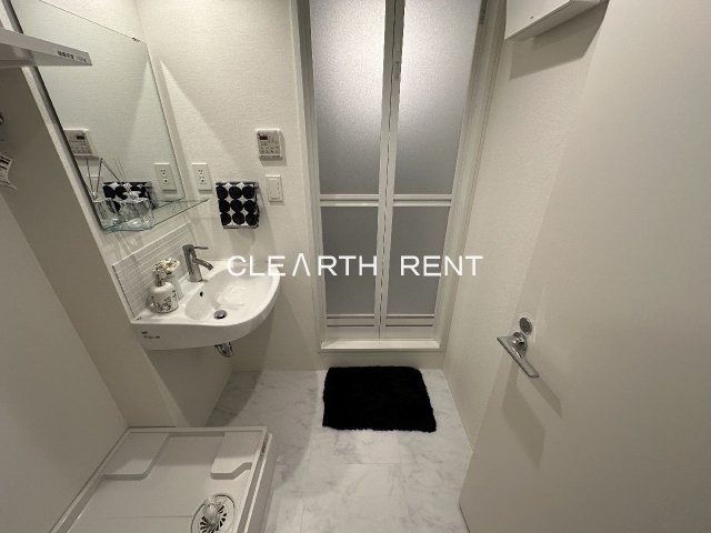 ＧＲＡＮ ＰＡＳＥＯ 池尻大橋 モデルルームのお部屋です/清潔感漂うパウダールーム