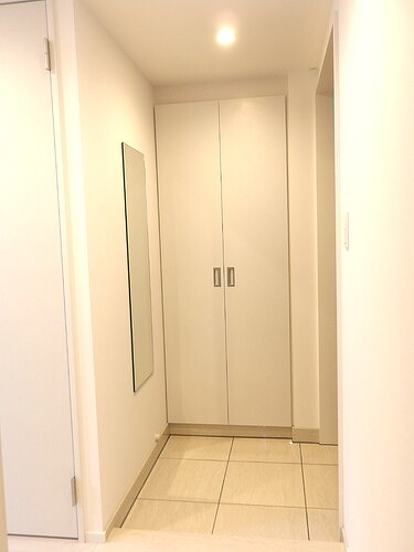 プレセダン板橋本町4階 姿見　※同タイプ別部屋2025.11新築未入居時撮影