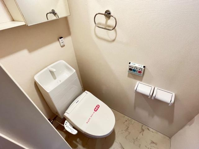 厚木市下川入新築アパート205号室 シャワー付トイレ（イメージ）