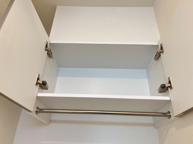 プリオーレおおたかの森203号室 洗濯機置き場収納