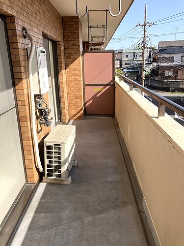 ライオンズマンション十日市場第２ バルコニー