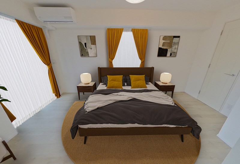 レジディア神田東12階 ベッドルーム　※これはVR画像です。