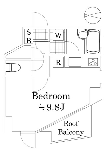 ライフレビュー多摩川701号室 間取