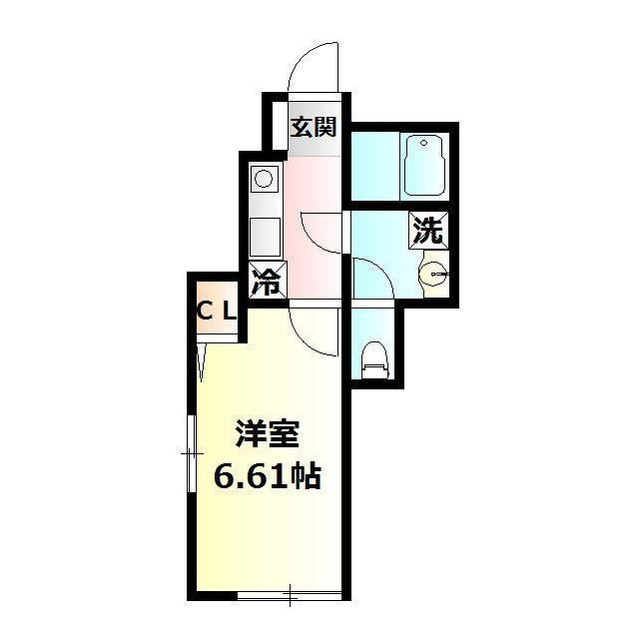 クラウンハイツⅠ105号室 間取