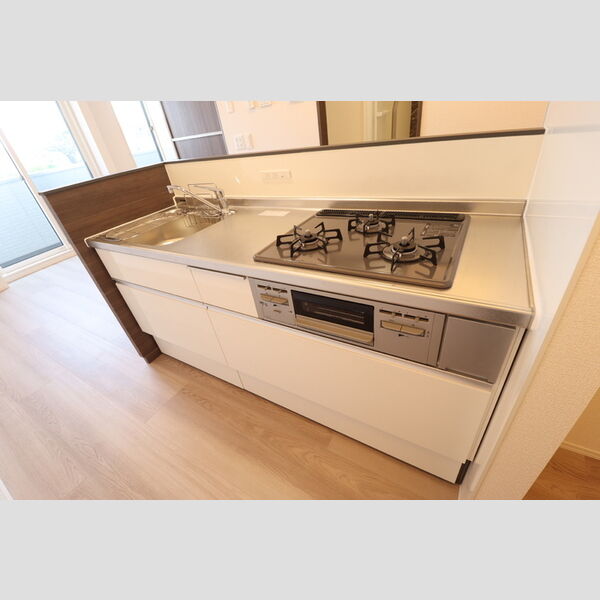 ベルク 3口ガスコンロ付システムキッチン