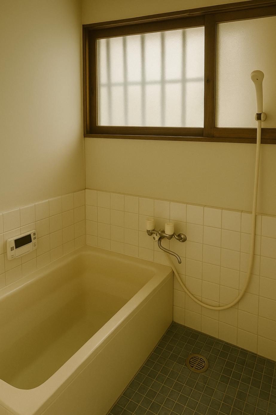 鎌ヶ谷五丁目戸建 追い焚き機能｜コンパクトでも冬も安心の浴室