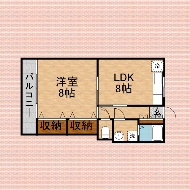 アルカディアⅡ1階 間取