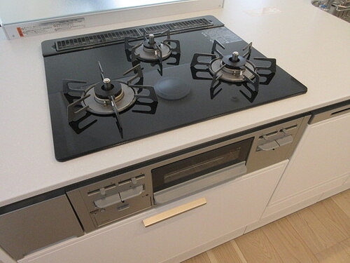 クレド茗荷谷 ３口ガスコンロ（内装前）