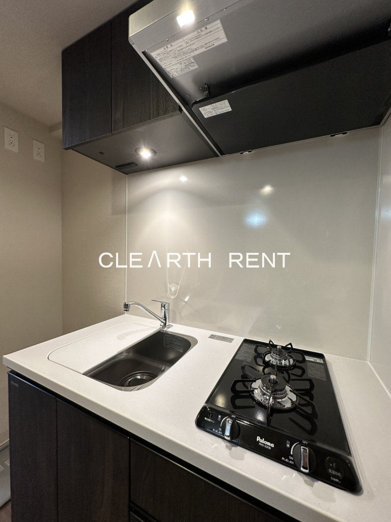 コンシェリア横濱 ＜ＳＨＩＮＫＯＹＡＳＵ＞10階 ２口ガスコンロのシステムキッチン