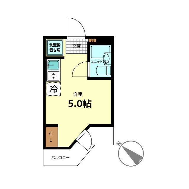 コート桜上水1階 間取