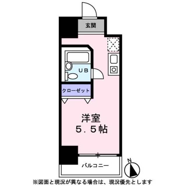 グランディオール白楽0402号室 間取