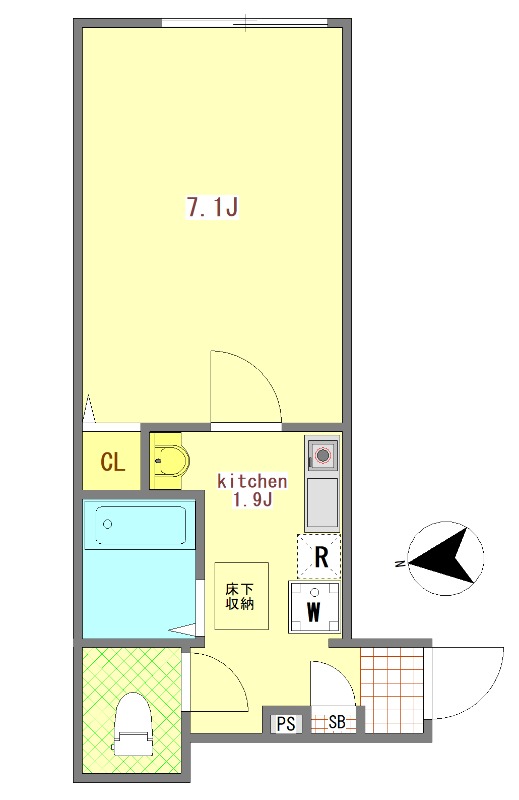 バーミープレイス武蔵境1階 間取