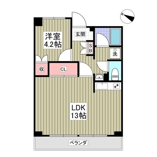 サリジェ志村公園302号室 間取