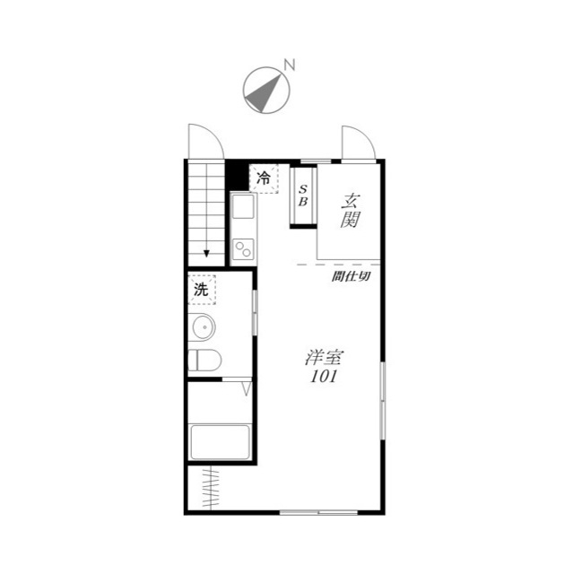 Ｄｒｅａｍｉａ千歳烏山101号室 間取