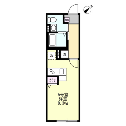 ベイルーム湘南鵠沼305号室 間取