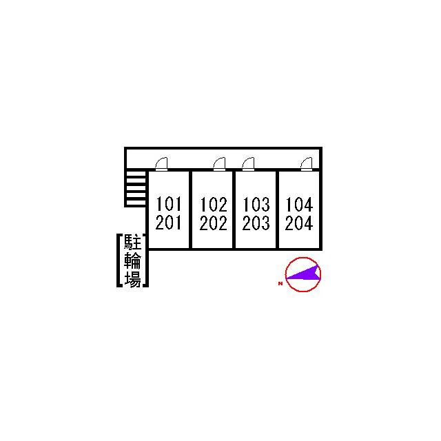 アンプルールクラージュ西青木 外観