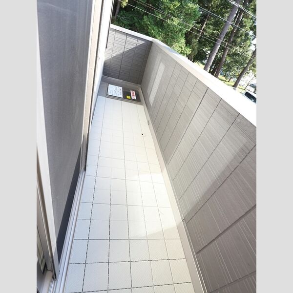 ボン マロン201号室 バルコニー