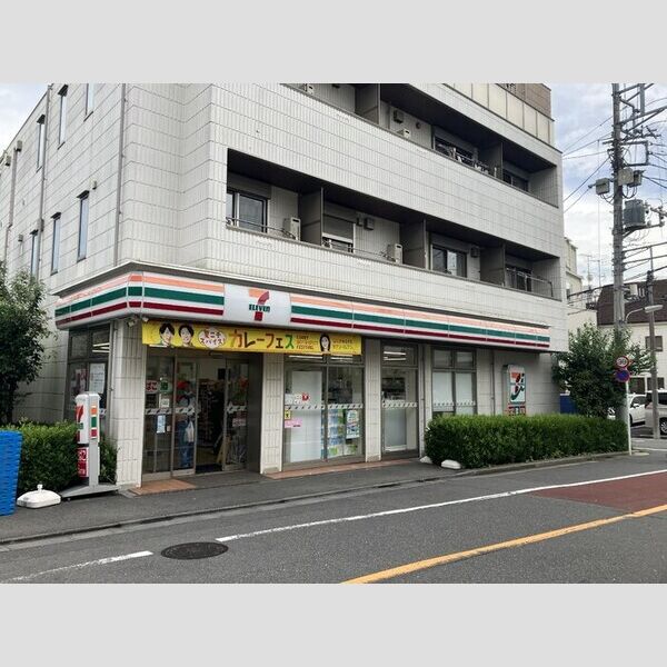 (仮称)西大井3丁目PJ 外観を見るセブンイレブン品川西大井3丁目店(65m)
