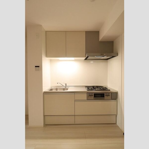 Casa Hermosa111号室 三口ガスコンログリル付システムキッチン