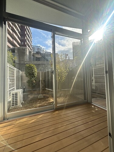 クオリア代々木1階 サンルーム