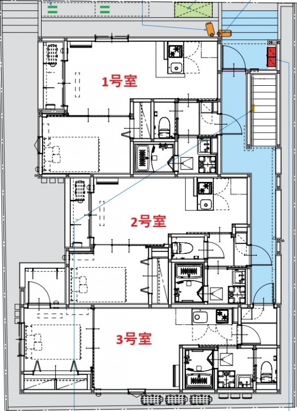 ｒｏｂｏｔ　ｈｏｍｅ　Ｈｏｓｈｉｇａｏｋａ2階 部屋その他
