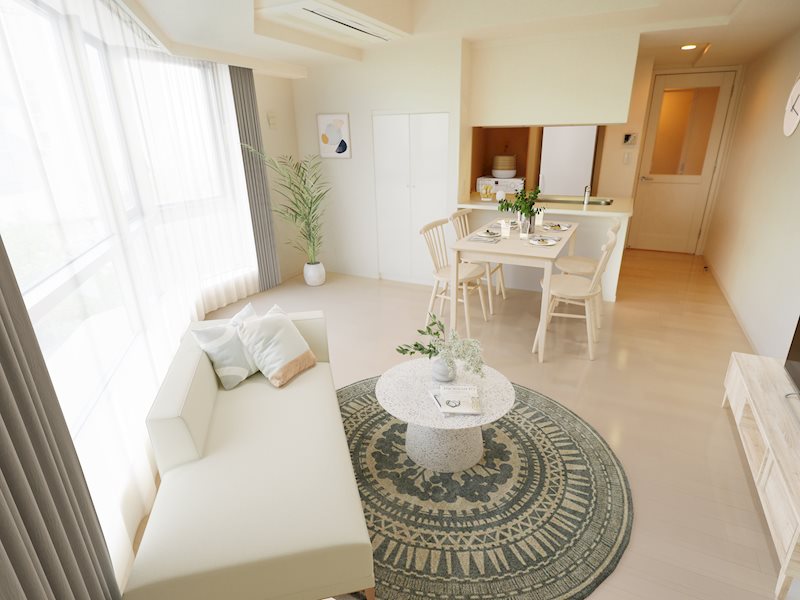 レジディアタワー目黒不動前9階 バーチャル家具