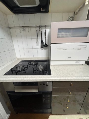 ジェイパーク東中野301号室 食洗器設置例です。時短家事ガス式オーブンレンジ付き