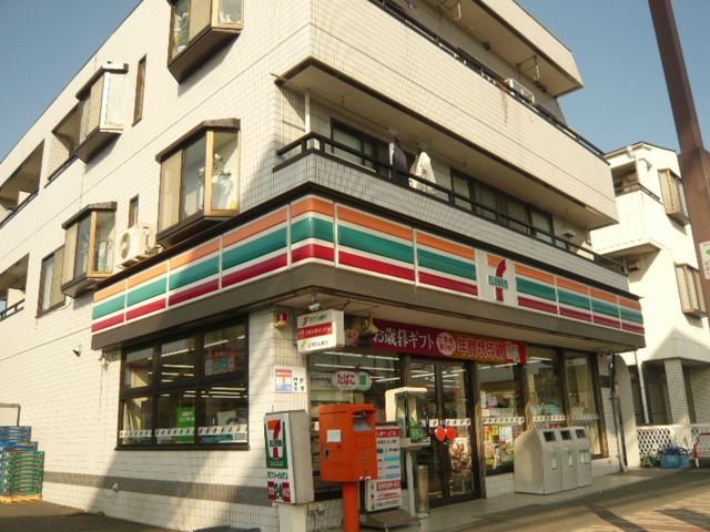 アメニティ高幡0201号室 【コンビニエンスストア】セブンイレブン日野三沢店まで422ｍ