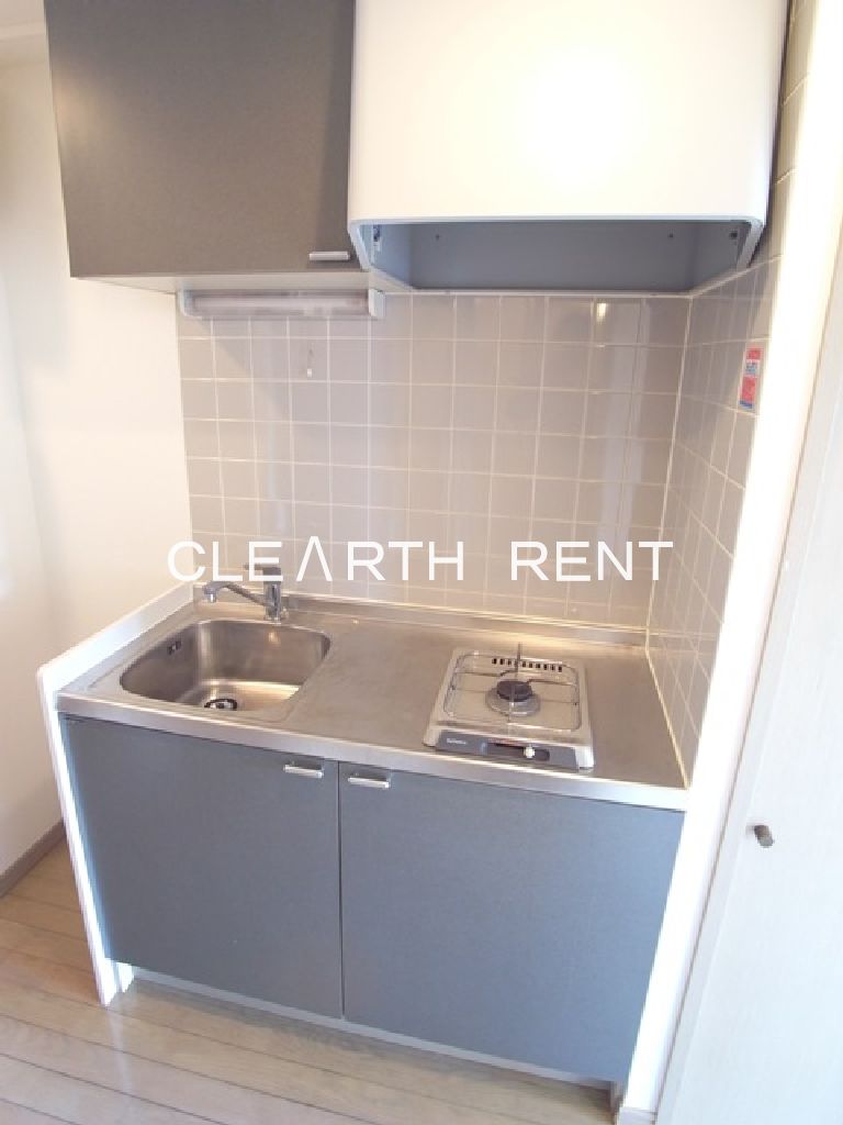 菱和パレス早稲田参番館 コンパクトなキッチンで掃除もラクラク