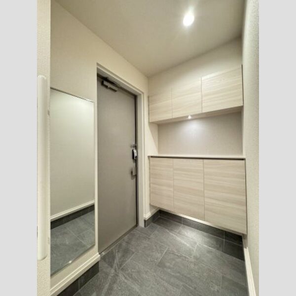 フレジア101号室 大容量の収納と姿見あります♪